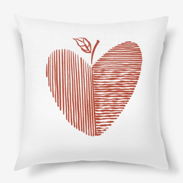 Подушка «Яблочное сердце»