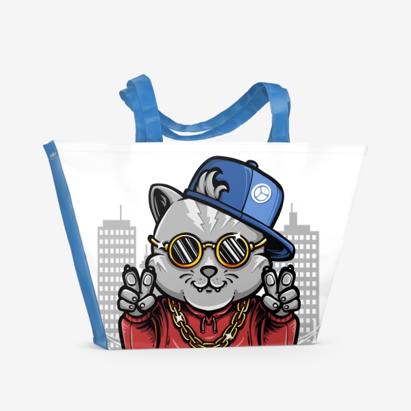 Пляжная сумка «Cute Cat»