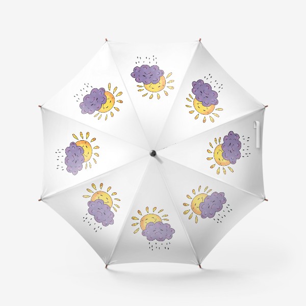 Зонт «Солнышко тучка»