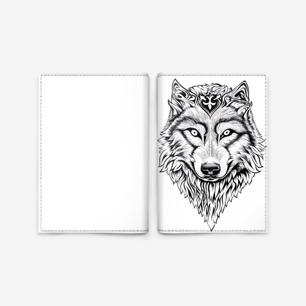 Обложка для паспорта «Альфа Волк»