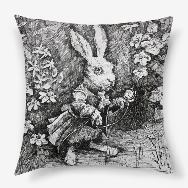 Подушка «Кролик из "Алисы в стране чудес"»