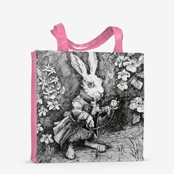 Сумка-шоппер &laquo;Кролик из "Алисы в стране чудес"&raquo;