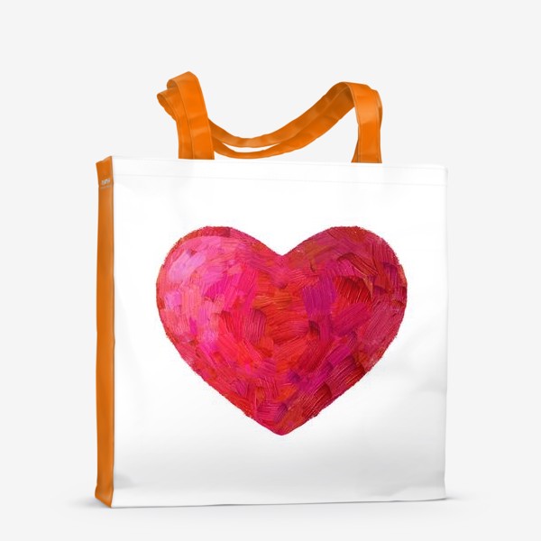 Сумка-шоппер «Сердце мазками краски»