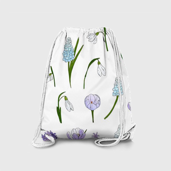 Рюкзак «весенние цветы, первоцветы»