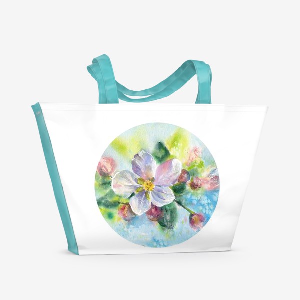 Пляжная сумка «в цвету»