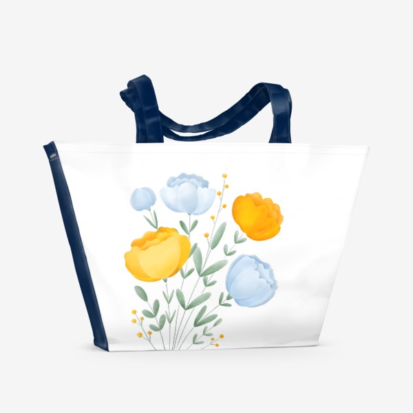 Пляжная сумка «Милые Цветы»