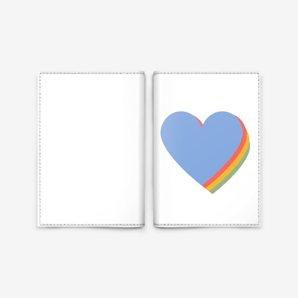 Обложка для паспорта «Многослойное сердце»