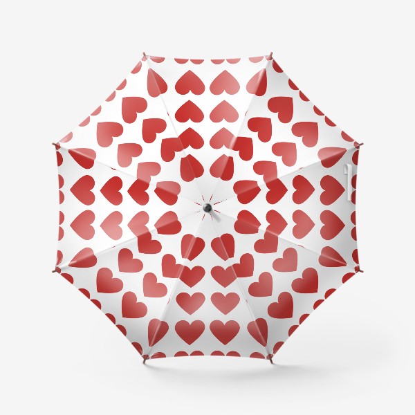 Зонт «Алые сердца»