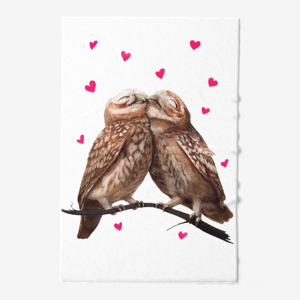 Полотенце «Влюбленные совы»