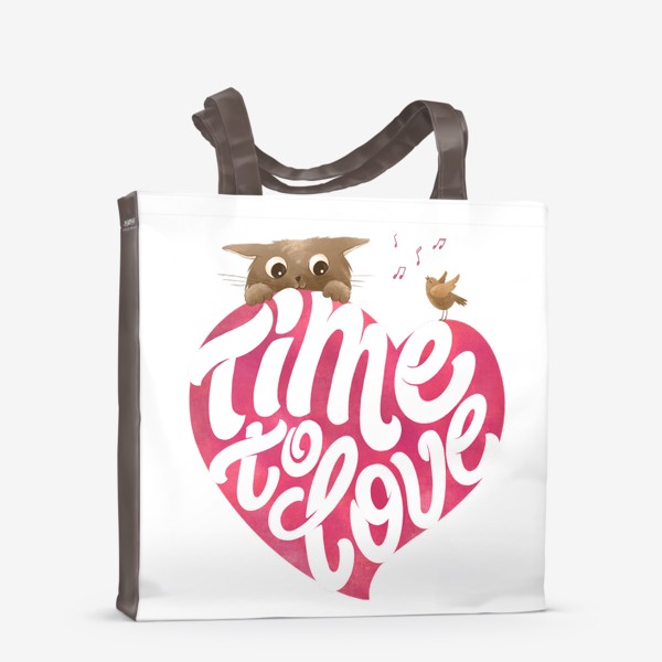 Сумка-шоппер «Time to love»