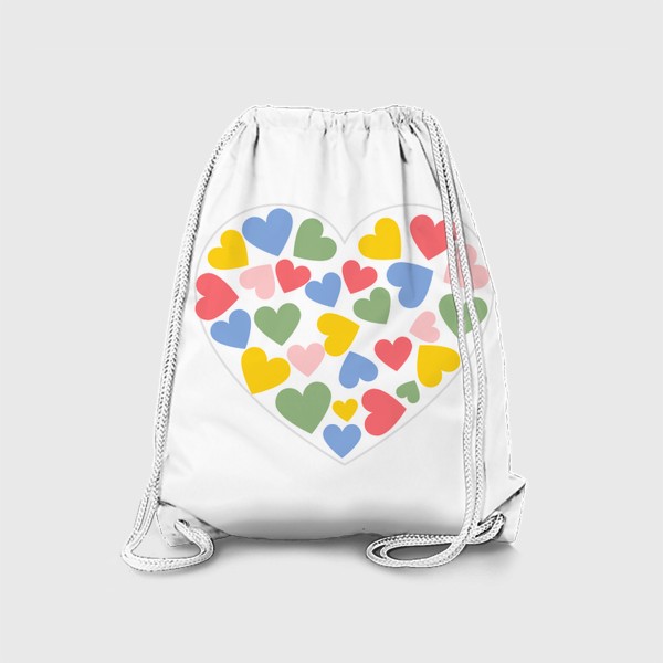 Рюкзак «Сердце из сердечек»