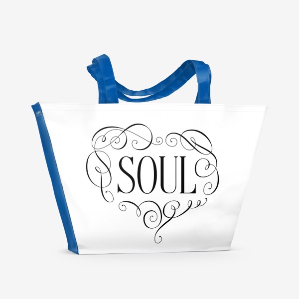 Пляжная сумка «Soul black»