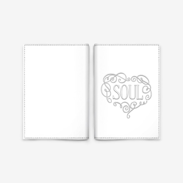 Обложка для паспорта «Soul white»