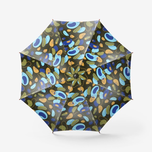 Зонт «Абстракция ‘Синий.Зеленый.Желтый’»