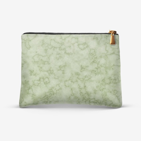 Косметичка &laquo;зеленый мрамор, универсальный абстрактный интерьерный паттерн&raquo;