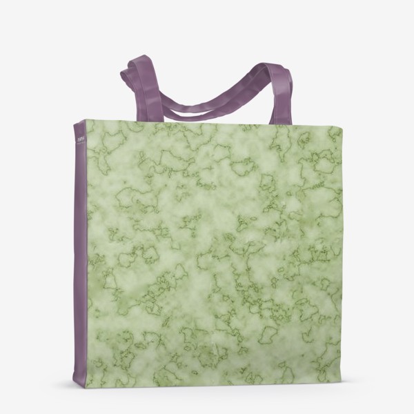 Сумка-шоппер &laquo;зеленый мрамор, универсальный абстрактный интерьерный паттерн&raquo;