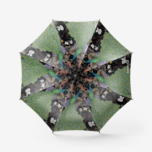 Зонт «павлины»