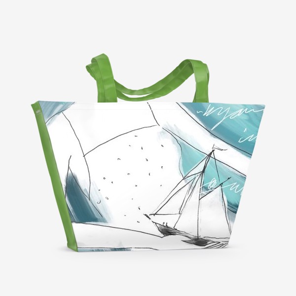 Пляжная сумка «Море волнуется»