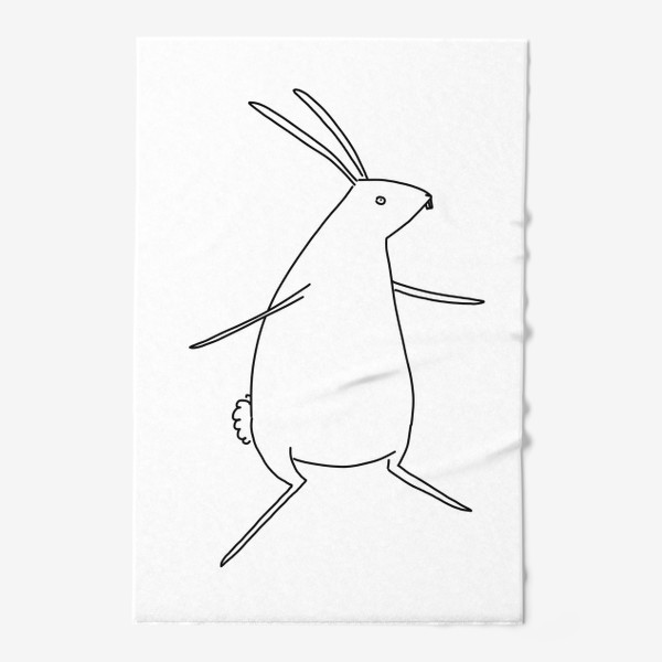 Полотенце «Кролик белый разводит руками»