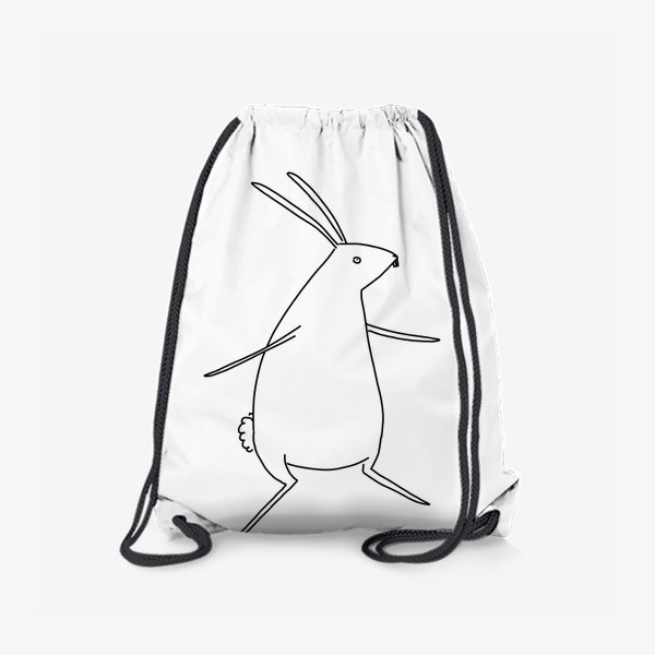 Рюкзак «Кролик белый разводит руками»
