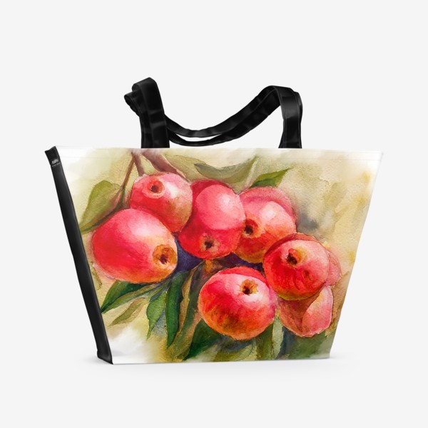 Пляжная сумка «Розовые Яблоки»