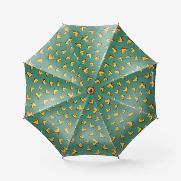 Зонт «Яркие ретро ролики»