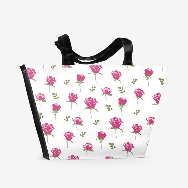Пляжная сумка «Нежные розы»