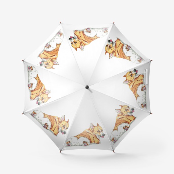 Зонт «Забавный корги»