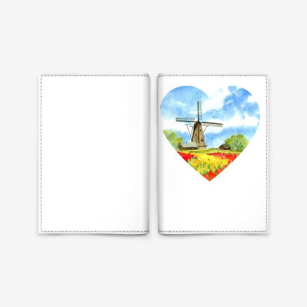 Обложка для паспорта «сердце весны»