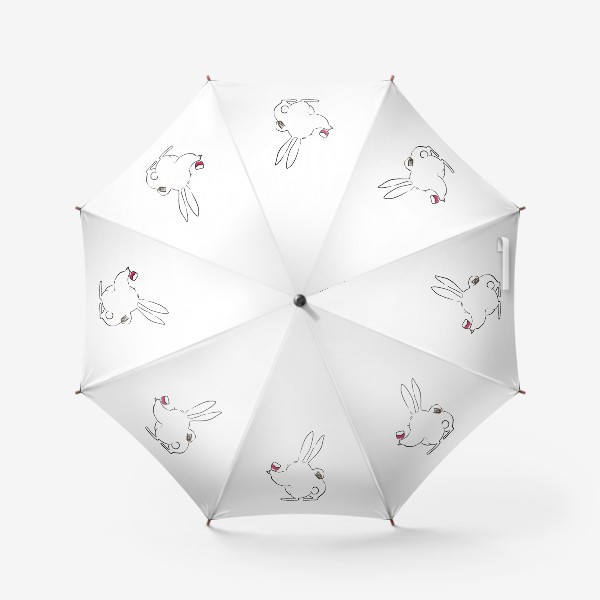 Зонт «Кролик сегодня никуда не пойдет»