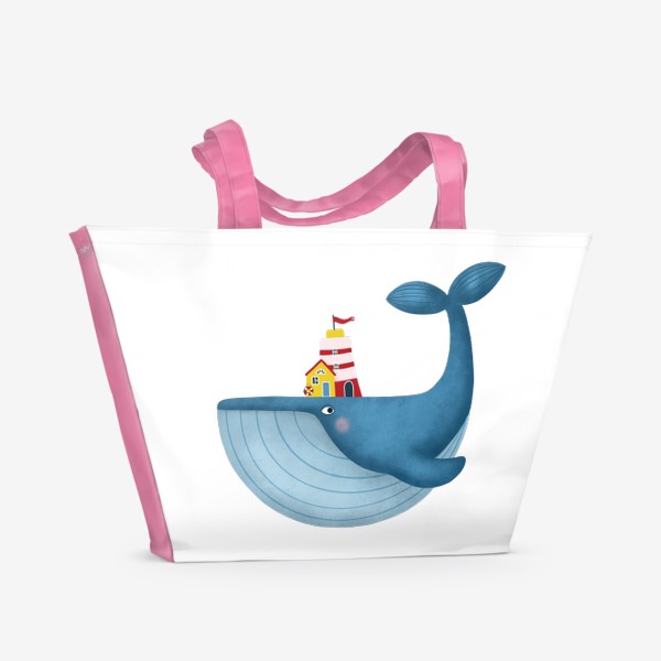 Пляжная сумка «Рыба Кит»