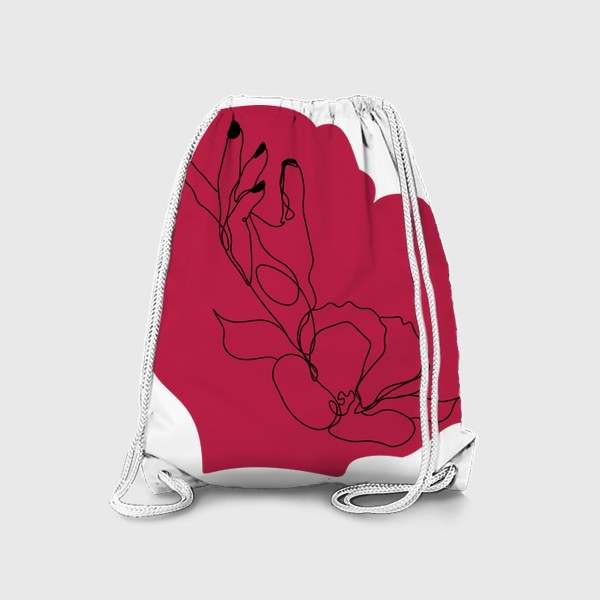 Рюкзак «Рука с цветком в сердце»
