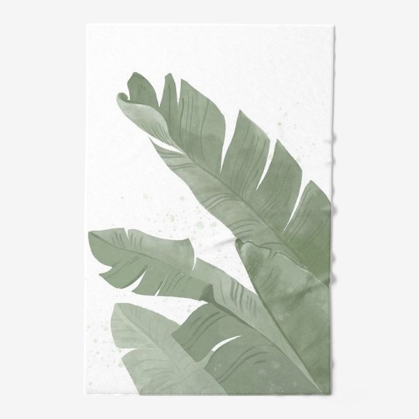 Полотенце «Листья банана/ тропический мотив»