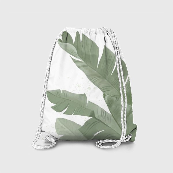 Рюкзак «Листья банана/ тропический мотив»