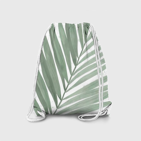 Рюкзак «Лист пальмы акварель»
