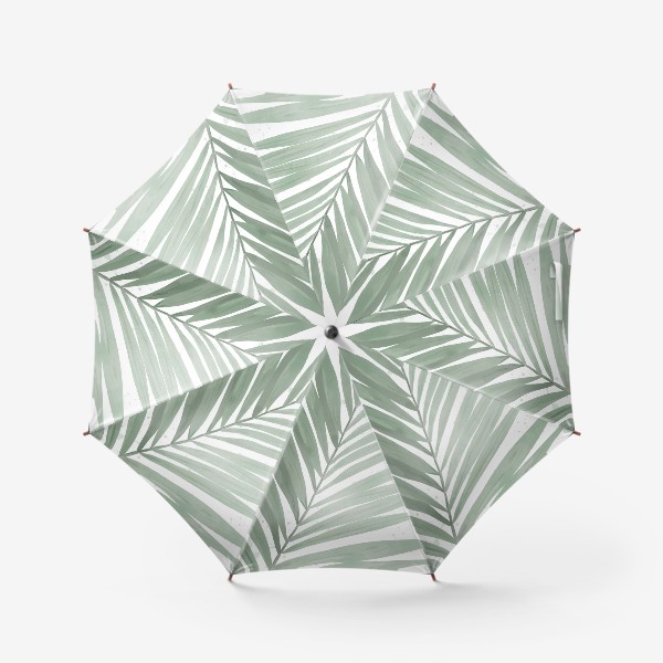 Зонт «Лист пальмы акварель»