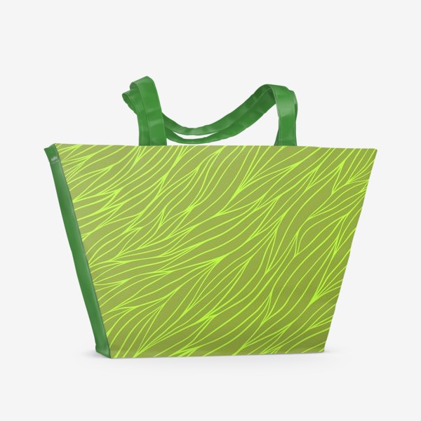 Пляжная сумка «Растительный мотив»
