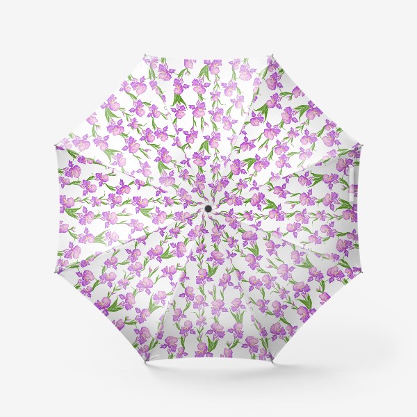Зонт «Ирисы розовые»