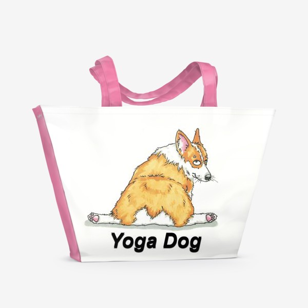 Пляжная сумка «Yoga Dog»