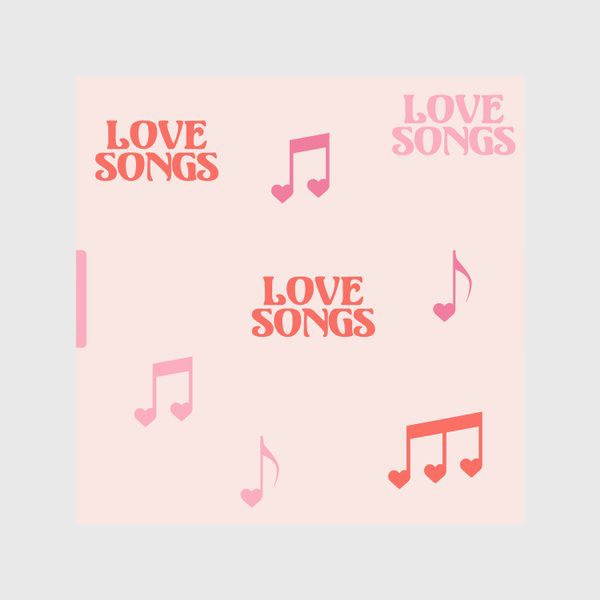Скатерть «Love songs»