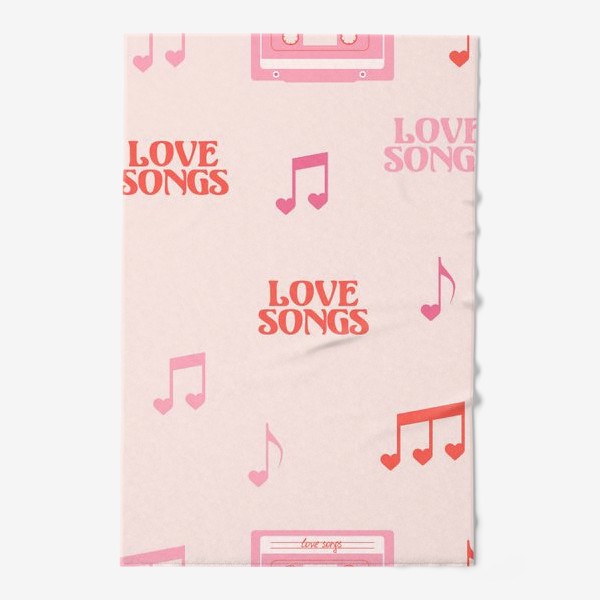 Полотенце «Love songs»