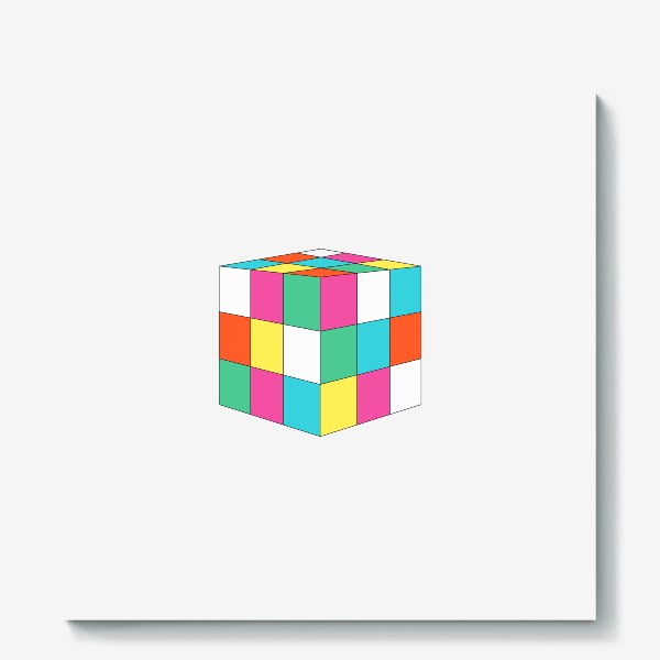Холст «Кубик Рубика»