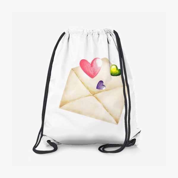 Рюкзак «Конверт с сердечками»