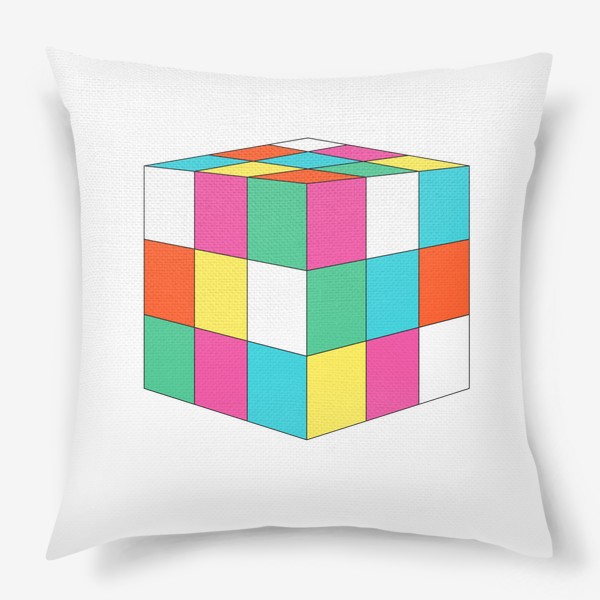 Подушка «Кубик Рубика»