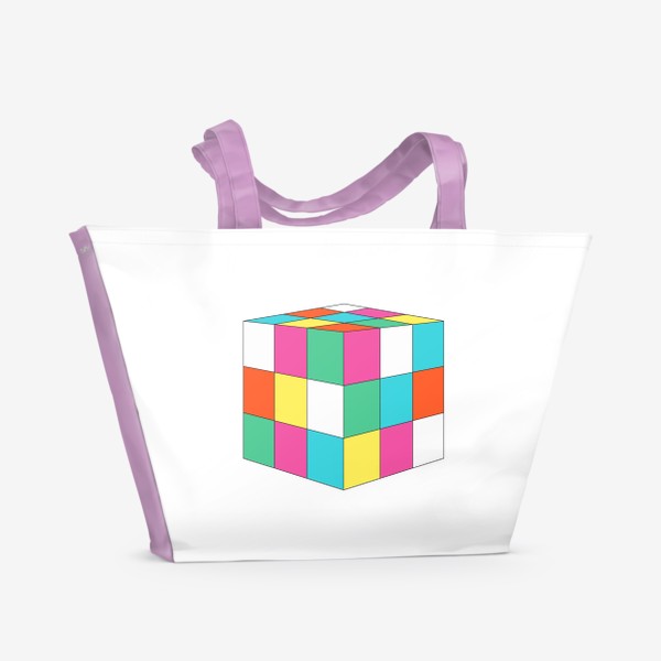Пляжная сумка «Кубик Рубика»
