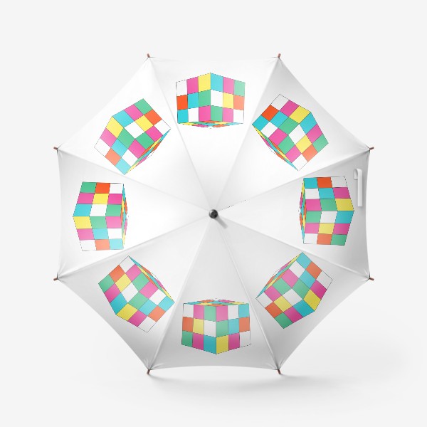 Зонт «Кубик Рубика»