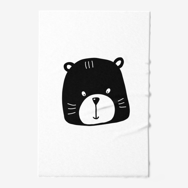 Полотенце «Милый медвежонок детский принт 14 февраля»