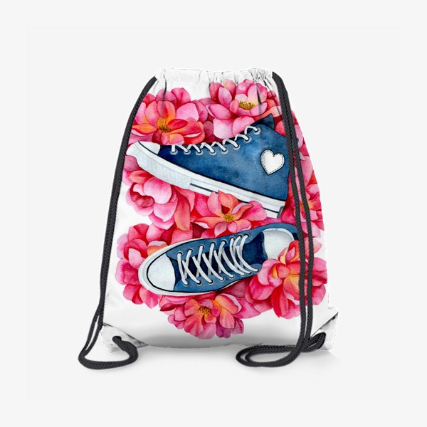 Рюкзак «Кеды в цветах»
