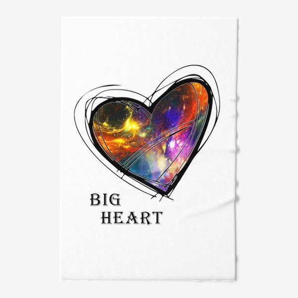 Полотенце «Большое сердце»