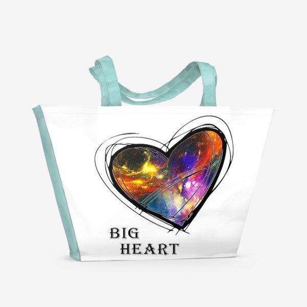 Пляжная сумка «Большое сердце»